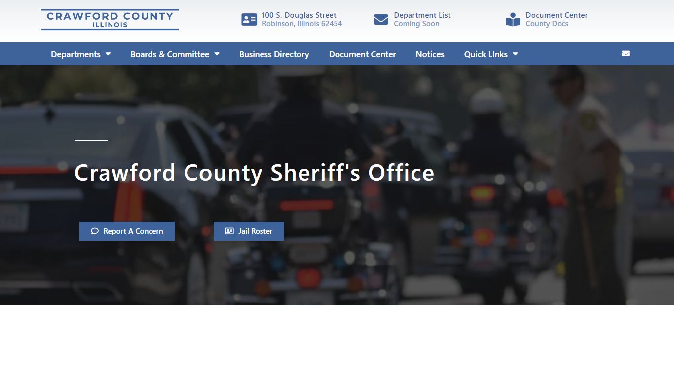 Sheriff's Office - Crawford County Illinois